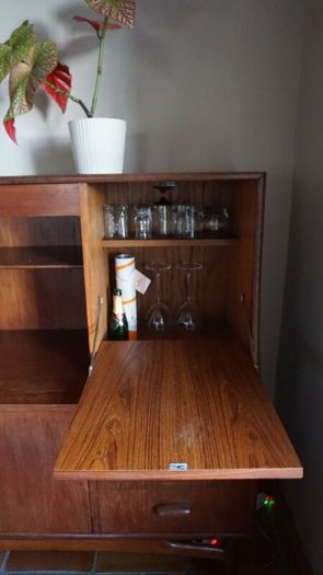 RARE FIND Vintage 70s G Plan Teak Drinks Cabinet