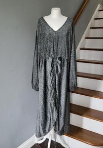 CurveWow silver glitter dress, Size 26-28, BNWT