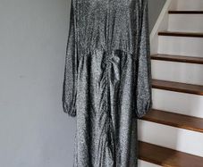 CurveWow silver glitter dress, Size 26-28, BNWT