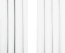 NEW SALE | White Blackout Curtains - Short Thermal Curtains Eyelet for Living Room Soft Small Window Kitchen Drapes, 46 x 54 inch, 2 Panels, Pure White