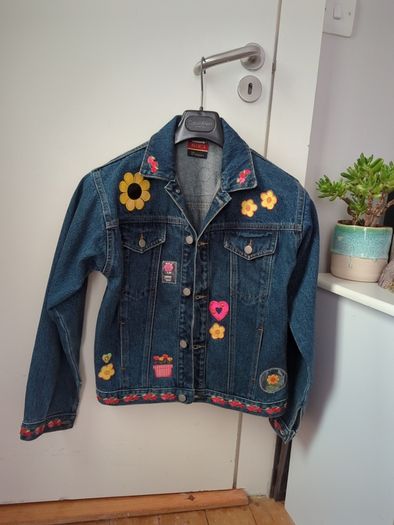 Avoca denim patchwork jacket