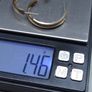 Vintage 9ct Gold Hoop Earrings Fully Hallmarked 1.46g Image 6