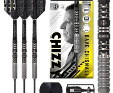 Harrows Dave Chisnall V4 Quick Point 90% - Steel Tip 26g Darts