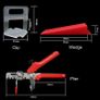 Tile Leveling system Clips Wedges Pliers Spacers Image 3