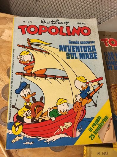 Mickey Mouse Italian Magazine 70's and 80's lot of 70