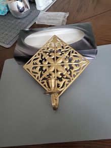 Vintage Mexican candle holder