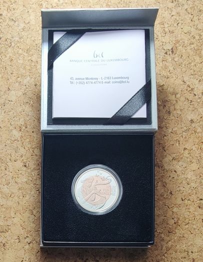 Luxembourg 25 Euro Silver (.925) Proof Coin 2023 - Heroes of the Pandemic