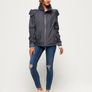Brand new Superdry Women's Hooded Windbreaker Arctic Hooded cliff Hiker Grey pink lining Jacket size S UK10 EU38 Postage included Image 3