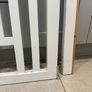 White wooden stair gate Image 7
