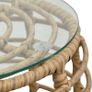 3 Piece Bistro Set Poly Rattan Oak Image 7