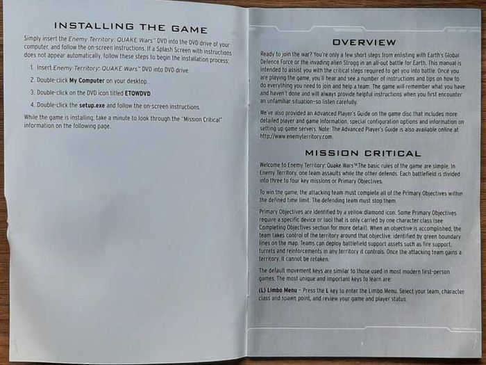 Enemy Territory: Quake Wars Limited Collector's Edition PC (Complete with 10 collectors Cards)