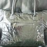 Gallantry Brand Black Patent Croc Pattern bag . IMMACULATE. Handbag Double Strap bag. Purchased In Toulouse Image 6