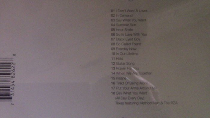 Texas - The Greatest Hits CD