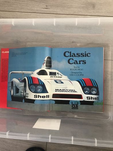 Classic car book hard back at least 30 years old