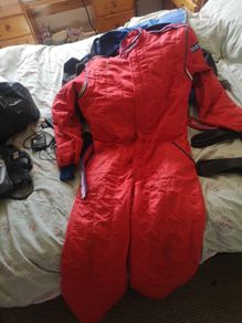 2 layer race suit good condition size xl