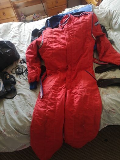2 layer race suit good condition size xl