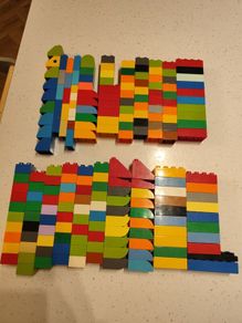 250 pieces of lego duplo