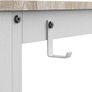 Writing Computer Desk, Office Work Desk for student and worker, Laptop Table with Storage Bag and Headphone Hook,Modern Simple Style Desks for Bedroom, Home, Office(80x50x75cm) Image 3