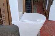New Manhattan open back toilet and s/c seat