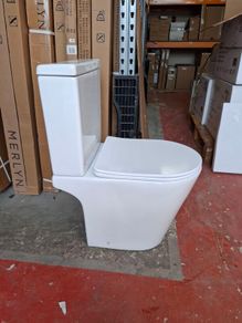 New Manhattan open back toilet and s/c seat