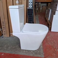 New Manhattan open back toilet and s/c seat