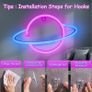 Neon Signs, Cisteen Led Neon Light Sign Powered by Battery or USB, Wall Decor Led Lights Home Decoration Hanging Art Neon Signs for Bedroom,Game Room,Bar,Party,Kids Gift Image 4