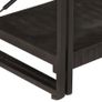 3-Tier Bookcase Black 140x30x80 cm Solid Mango Wood Image 4