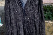 Jacket Black beaded sparkly