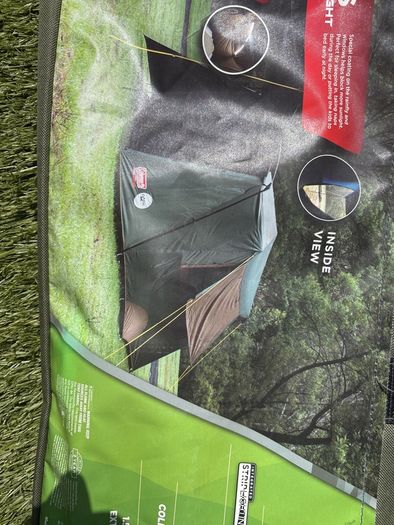 6 man tent with awnings Colman 2 min pop up