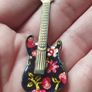 Vintage Electric Guitar Brooch. Image 5