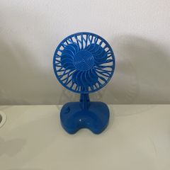 Small Blue Adjustable USB Fan