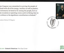 2020 Ireland The 100th Anniversary of the Birth of Liam Cosgrave Commemorative Stamp An Post First Day Cover (FDC)
