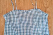 Gingham crop top