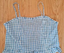 Gingham crop top