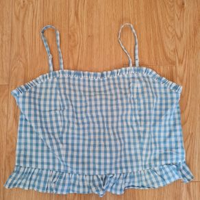 Gingham crop top