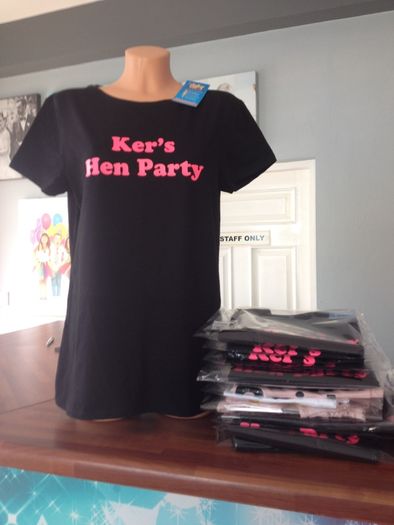 Personalised Hen / Stag Party Tshirts Printing Service