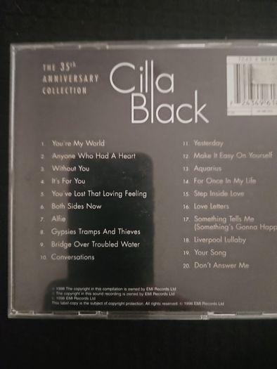 Cilla Black - 35th Anniversary Collection.