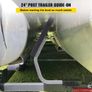 Boat Trailer Guide on, 20\", One Pair Trailer Pontoon Bunk Board Guide-ons, Steel Trailer Guides Image 2