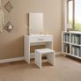 Dressing Table Isla 1 Drawer Mirror & Stool Image 6