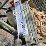 Aluminum slide down attic ladder with pole Image 3