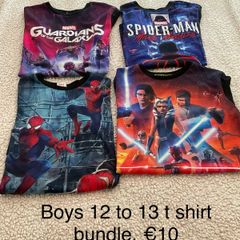 Boys 12 to 13 t shirt bundle