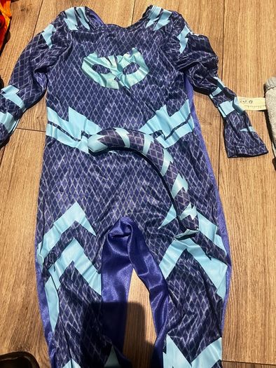 halloween costume paw patrol pink fong Skeleton pj masks