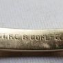 9ct Gold Bronze Core Diamond Flat Cut Style Vintage Bangle Hallmarked 14,56g Image 7