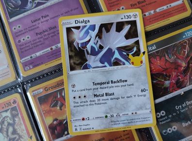 Dialga ! Holo Rare ! 25th Anniversary ! from Celebrations Set ! 2021 ! Pokemon Card !