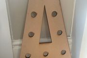 Wooden letter A