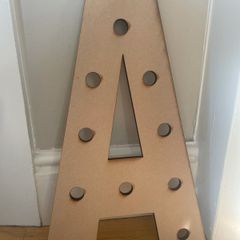 Wooden letter A