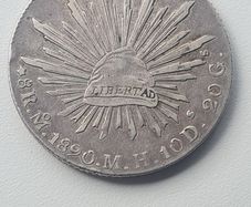 Mexican 8reals 1890