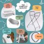 Foldable Baby Bath on Stand with Bath Holder, Bath Pillow and Drain System Image 3