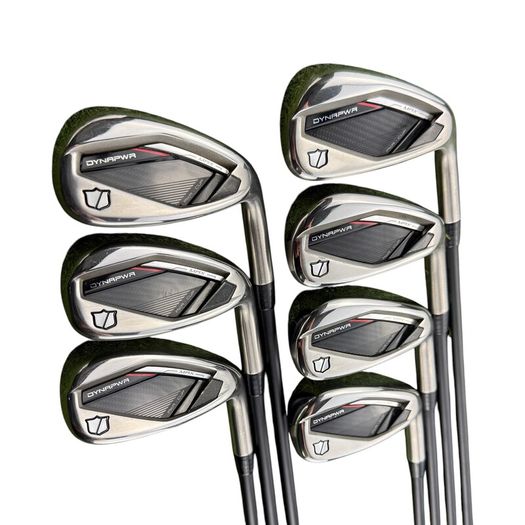 Wilson Dynapwr Max 2025 Irons / 6-Pw-Gw-Sw / KBS Max Graphite Iron 65 Regular