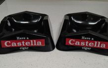 2 Vintage Castella Cigar Ashtrays